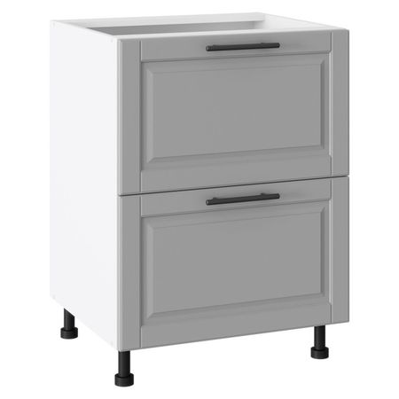 кухонный шкаф напольный РИККО 820х600х504мм 2 ящика МДФ/ЛДСП кухонный шкаф напольный карго рикко 820х150х504мм 1 дверь мдф лдсп