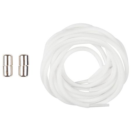 шнурки РЫЖИЙ КОТ 2шт 100см эластичные с фиксатором круглые белые эластичные чехлы для стульев спандекс   из 2 штук