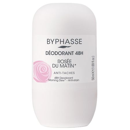дезодорант BYPHASSE Rosee du Matin ролик 50мл дезодорант rexona сухость пудры ролик 50мл
