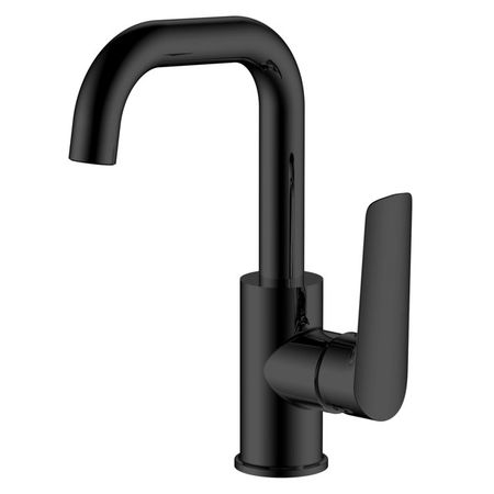 смеситель для раковины ESKO Olomouc Black поворотный латунь черный картридж для смесителя ledeme l51 35мм