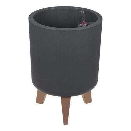кашпо Флориан графит d250мм 11л с автополивом кашпо флориан белое d250мм 11л с автополивом