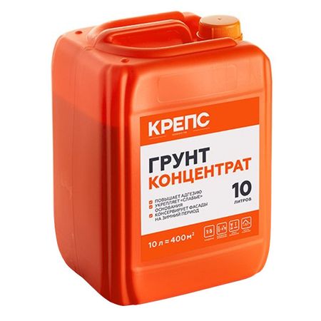 грунт акриловый КРЕПС концентрат 10л, арт.грунт конц -10 лактобактерин конц напитка фл 10 мл 20