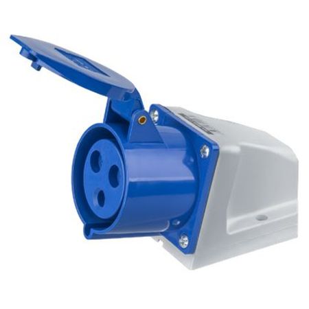 розетка силовая кабельная NAVIGATOR  стационарная наружная 32А220В 2P+PE IP44 синий