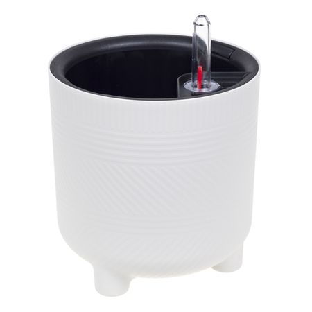 кашпо Шэнк d150мм 2л белое с вставкой и с автополивом кашпо флориан белое d250мм 11л с автополивом