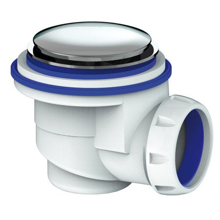 сифон для душевого поддона UNICORN системы Easyopen хромированный выпуск 65мм сифон для раковины unicorn 1 1 2 х40 прикруч выпуск с гибкой трубой 40х40 50