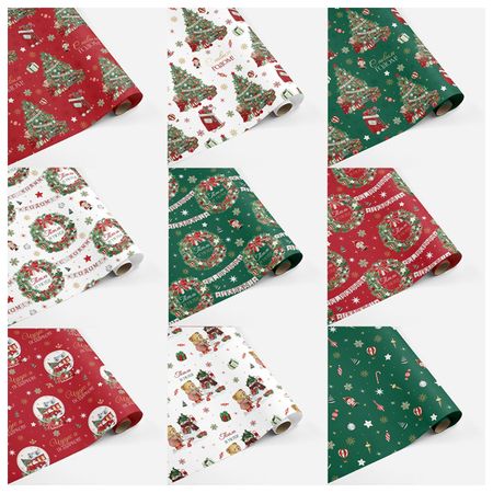 бумага упаковочная 70х100см ассорти в асс-те