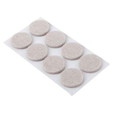 подкладка фетровая круг 48мм белая 8шт