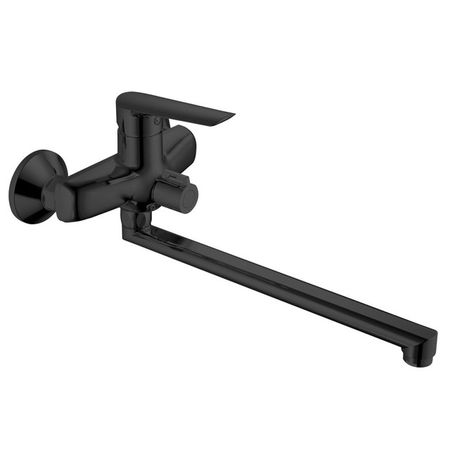 смеситель для ванны ESKO Olomouc Black длинный латунь черный картридж для смесителя ledeme l51 35мм