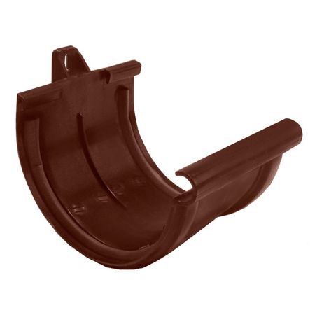 соединение желоба IMPLAST G130/80 130 мм с уплотнителем коричневый хомут implast g130 80 80мм пвх коричневый