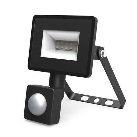 прожектор GAUSS Elementary-S 10Вт 850Лм 6500К 175-265В IP65 черный с датчиком движения LED led драйвер 10 70 вт ac85 265в в dc22 38в
