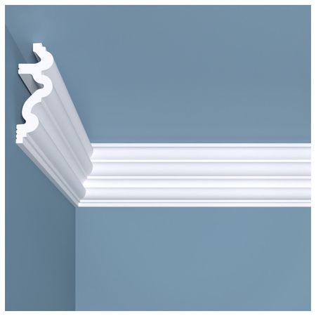 плинтус потолочный BELLO-DECO К 6 80х30х2000мм полимер(xps) белый, арт. 00-00004638 угол декоративный bello deco м12у2 225х225мм полимер xps белый арт 00 00104777
