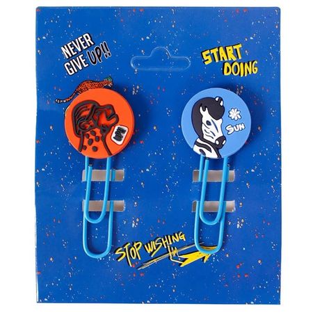 закладка-скрепка Swag 2шт винтажная латунная линейка закладка 130 мм