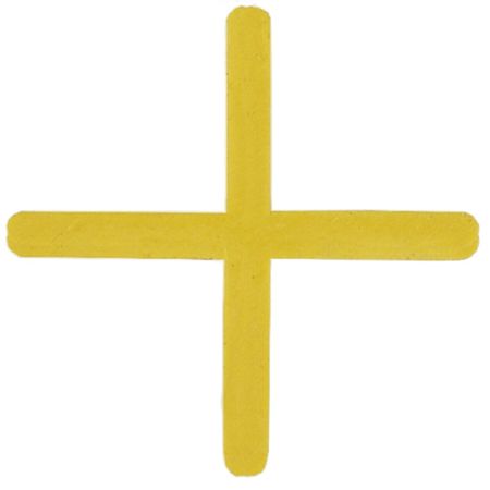 крестик для кафельной плитки DECOR 1,5мм желтый 100шт крестик для кафельной плитки decor 2мм зеленый 100шт