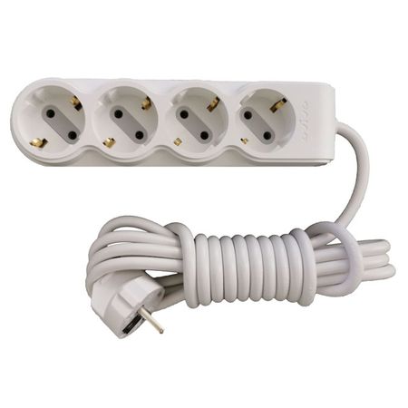 удлинитель OVIVO 3 гнезда с заземлением 3 метра удлинитель ovivo 4 гнезда с з 5 метров белый