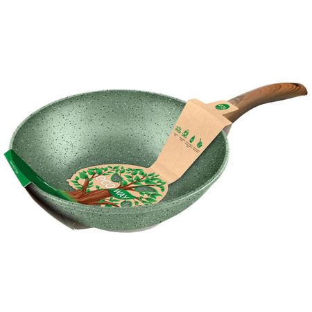 сковорода-вок НМП Eco Way 26см антипр.покр. литой алюм. сковорода vari лучшая цена 26см антипр покр штамп алюминий