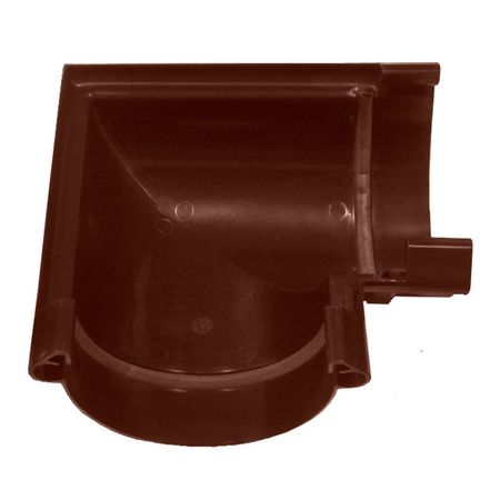 угол желоба IMPLAST 90 гр. 130 мм внутр./внеш. G130/80 коричневый