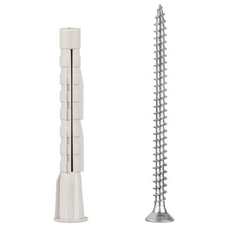 дюбель универсальный нейлоновый PDU N 6х50мм с шурупом 4х60мм 75шт дюбель универсальный нейлоновый pdu n 6х50мм с шурупом 4х60мм 75шт