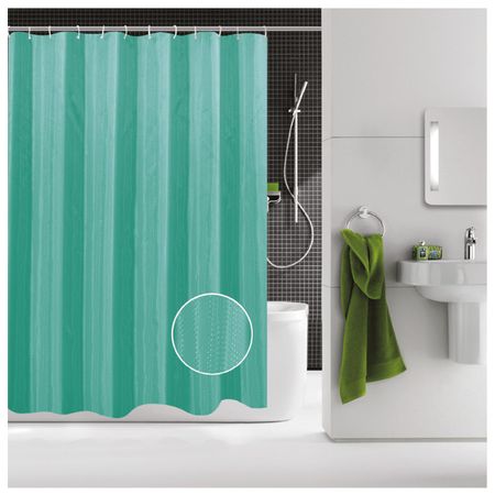 занавеска для ванной Жаккард звезды Тиффани 180х200 полиэстер зелёный наволочки полиэстер велюр 40x40 45x45 50x50 60x60 см темно зелёный с золотом