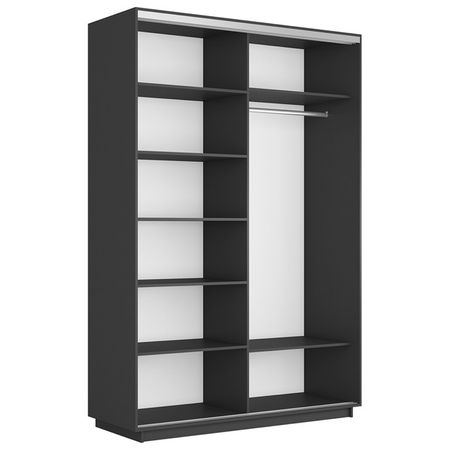 корпус шкафа-купе Экспресс 1200х2200х600мм серый диамант корпус шкафа купе экспресс 1800х2200х600мм серый диамант