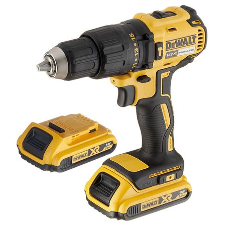 дрель-шуруповерт ударная DEWALT 18ВXR бесщёточная 340Вт 65Нм Li-ion 2Ач с АКБ плата защиты от зарядки для аккумулятора dewalt 20в