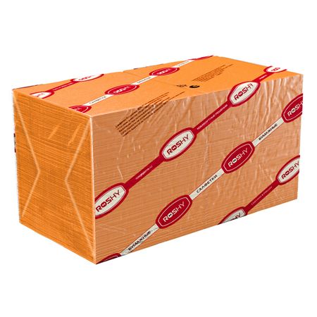салфетки ROSHY Оранжевые 1-слойные 24х24см 400шт filn миниатюрные переключатели 15a 250v оранжевые