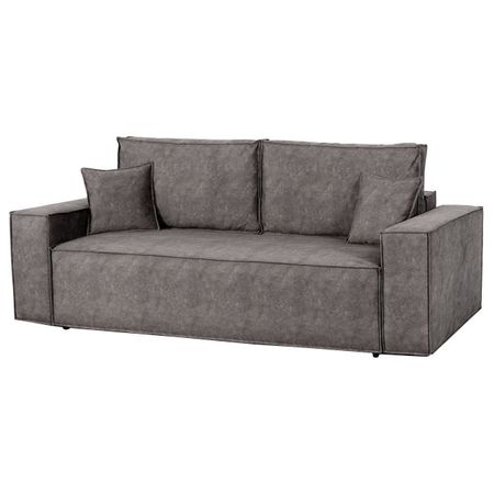 диван-еврокнижка Тулон 2460х1100х710мм серый угловой диван boss 3 0 max велюр alkantara серый