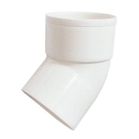 отвод трубы IMPLAST  45/80мм G130/80 белый