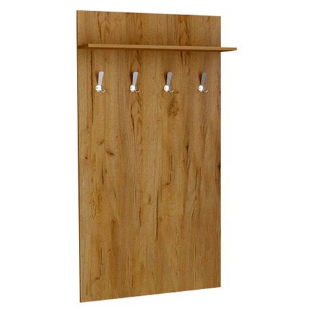 вешалка настенная Лофт 4 крючка 800х216х1500мм дуб крафт золотой ЛДСП тумба лофт 800х355х450мм дуб крафт   лдсп