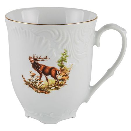 кружка CMIELOW Рококо Охота 300мл фарфор репродукция картины дикая охота одина на холсте