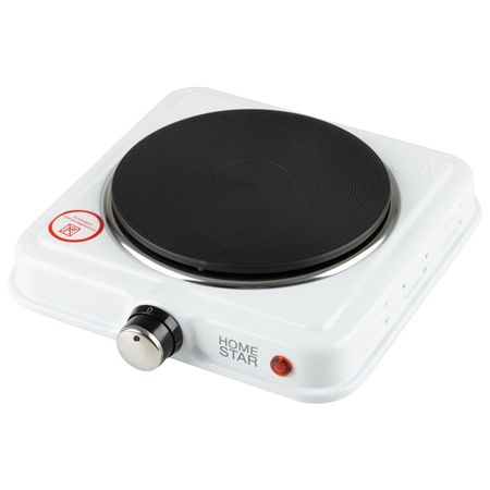 плитка электрическая HOMESTAR HS-1108 1000Вт 1 конфорка чугун запайщик пакетов homestar hs 2038 3dn белый