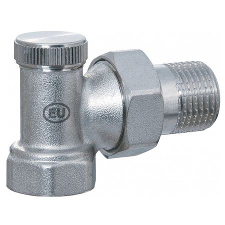 вентиль для радиатора KROMWELL запорный угловой 1/2