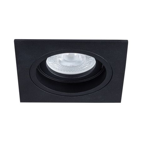 светильник встраиваемый ARTE LAMP Тарф  GU10 50Вт IP20 металл черный светильник трековый novotech slim ip20 9вт gu10 белый