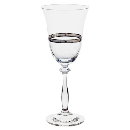 набор бокалов CRYSTALEX Анжела панто платина 6шт. 185мл вино стекло бокалов cristal d arques intense 4шт 380мл вино стекло