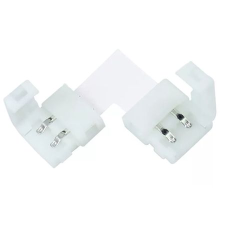 коннектор LEEK L-образный для светодиодной ленты 12В 2835 IP20 10шт коннектор прямой для светодиодной ленты leek 12в rgb ip20 10шт