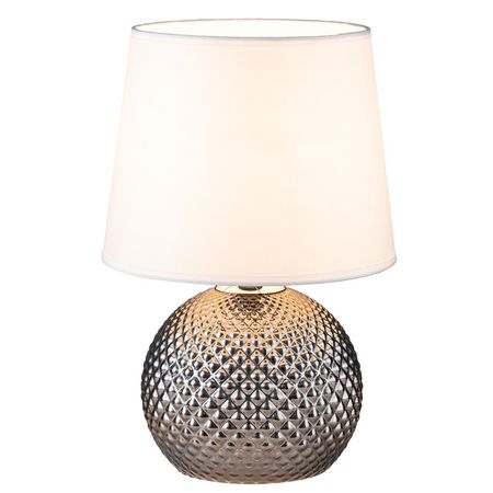 лампа настольная ESCADA Кассиопея E14 40Вт стекло хром лампа настольная rivoli chimera e14 40вт керамика ткань дерево