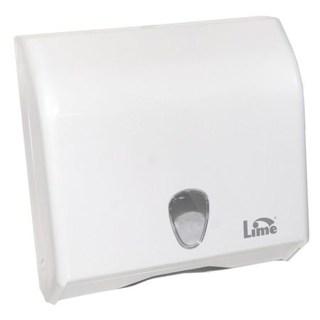 диспенсер для полотенец LIME настенный V-сложение 12,5х29,5х29см белый пластик диспенсер для полотенец lime настенный v сложение 12 5х29 5х29см белый пластик