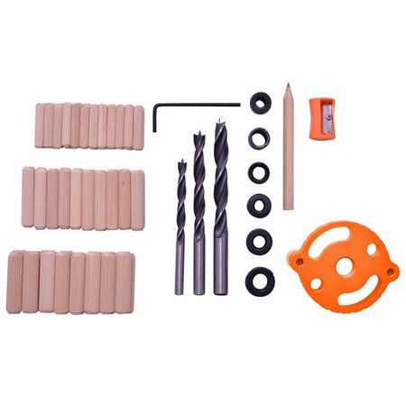 набор для сверления KENDO 73 предмета центрирующий шестигранные стопорные гайки cloxy kk1885 m8 m40