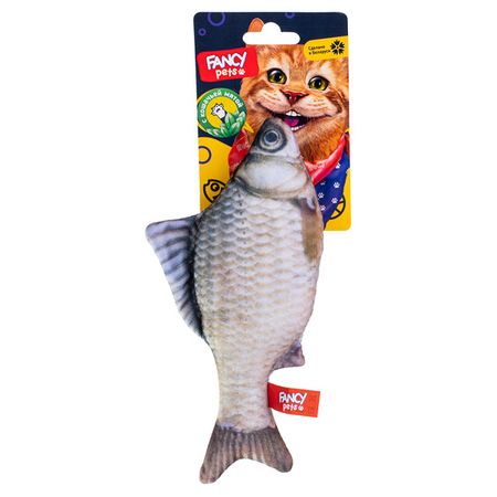 игрушка для кошек FANCY PETS Рыба 13см текстиль пенал pelsone рыба