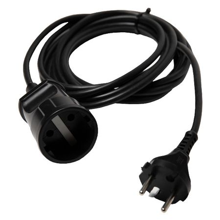 удлинитель РЕАЛЬНАЯ ЭЛЕКТРИКА 1,5м без заземления 1 гнездо ПВС 2х0,75 черный удлинитель реальная электрика 1 5м без заземления 1 гнездо пвс 2х0 75