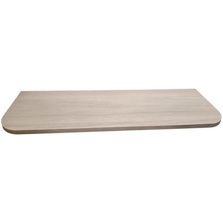 полка мебельная закругленная 800х250х18 дуб устричный полка мебельная фигурная 600х250х18 дуб устричный