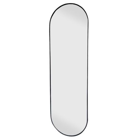 зеркало овальное в металлической раме PALAZZO 500х1700мм черное зеркало круглое в металлической раме round d 80см
