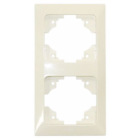 рамка 2 поста NE-AD Aras горизонтальная крем переключатель 1 клавишный ne ad aras крем