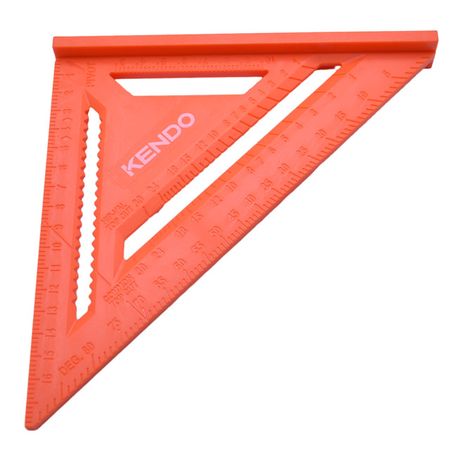 угольник столярный KENDO 185х185х24мм пластик угольник столярный matrix 400х600мм цельнометаллический