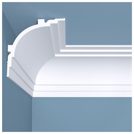 плинтус потолочный BELLO-DECO К 14 110х110х2000мм полимер(xps) белый, арт. 00-00104360