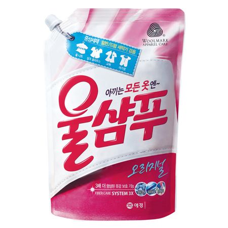 жидкость для стирки KERASYS Wool Shampoo Оригинальный 1,3л дой-пак m24b111h mg01a оригинальный магнетрон для свч печи gorenje mo17e1w mo20a3x mo20a4w