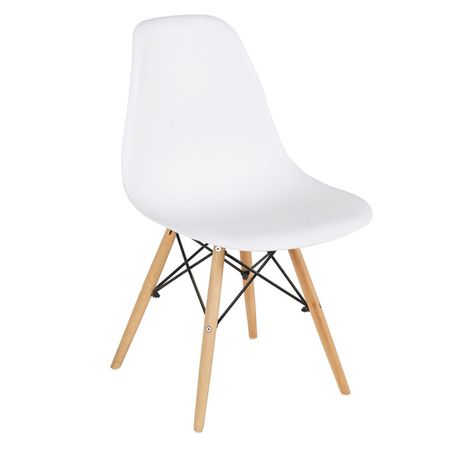 стул NORDIC 460х500х810мм пластик/дерево белый плакат nordic snowing landscape alipaint