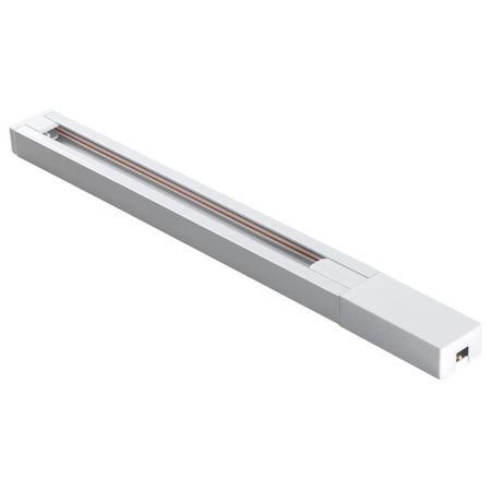 шинопровод однофазный NOVOTECH Port 1м двухжильный с токопроводом и заглушкой IP20 белый шинопровод однофазный novotech 1000мм алюминий белый