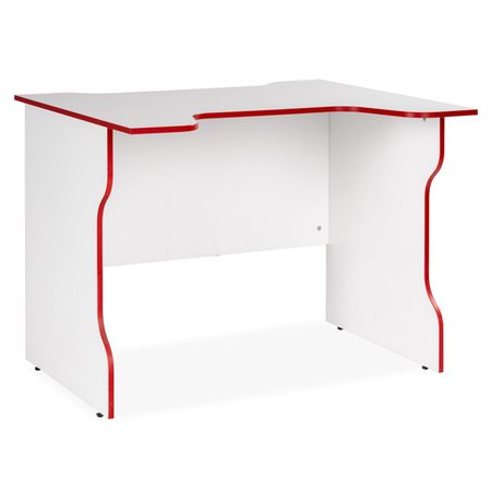 стол компьютерный ВАРДИГ K2 1000x750x820мм ЛДСП белый/красный