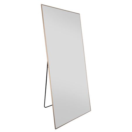 зеркало напольное прямоугольное в алюминиевой раме Magnus 670х1670мм золотой зеркало напольное в багетной раме evoform волна   90 мм 81x201 см
