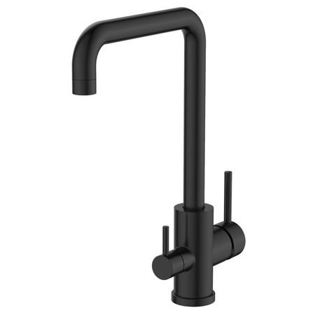 смеситель для кухни VODA FW519 Black канал для фильтра латунь черный смеситель для кухни voda fw519   канал для фильтра латунь